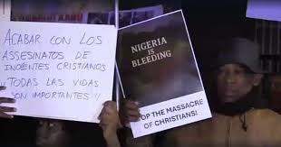 Hundreds Rally in Madrid After Mass Kidnappings of Schoolchildren in Nigeria